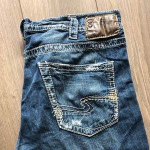 Men’s Silver Jeans 38x34
